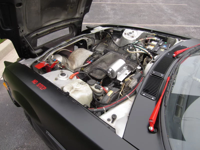 The car's ex-US Air Force Garrett GTP turboshaft engine