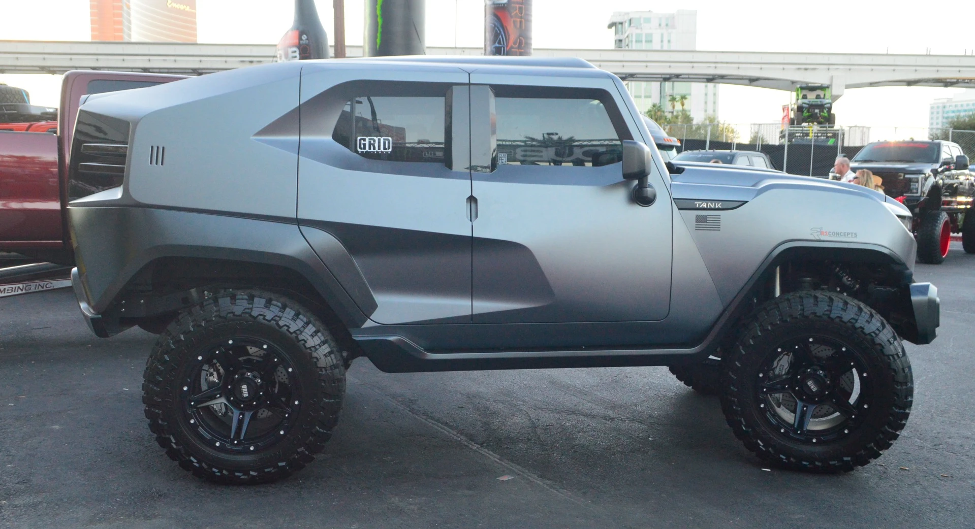Hard to believe, but the Rezvani Tank is based on the Jeep Wrangler