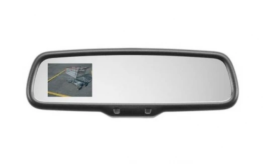 The Gentex Rear Camera Display Mirror automatically displays a rear view when reversing