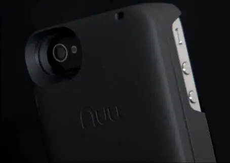 The Nuu MiniKey case for iPhone 4