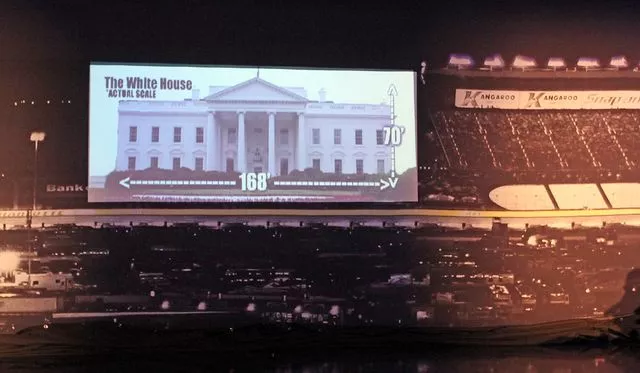 A mock up of the monster screen (CMS Photo)