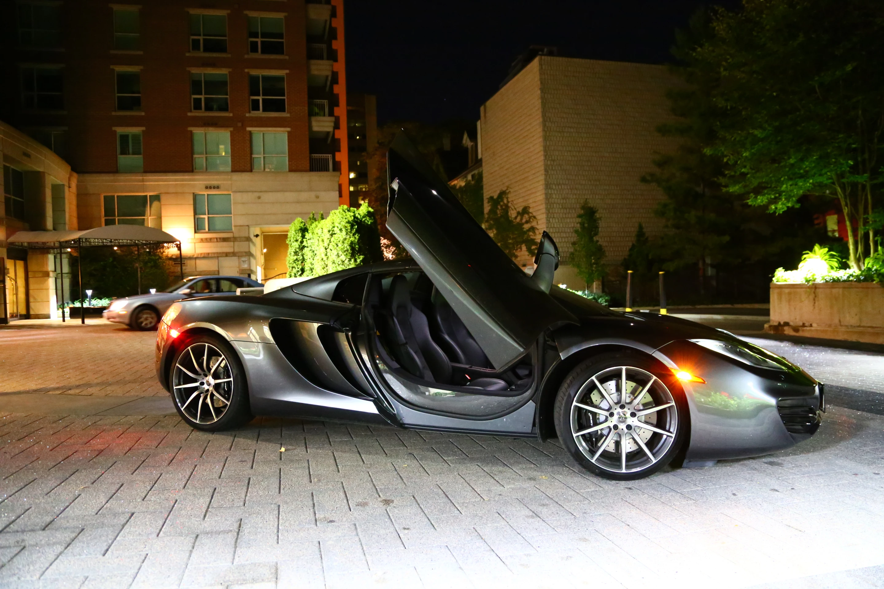 The 12C Spider is just as at home in Toronto's swanky Yorkville as it is on track (Photo: Angus MacKenzie/gizmag.com)