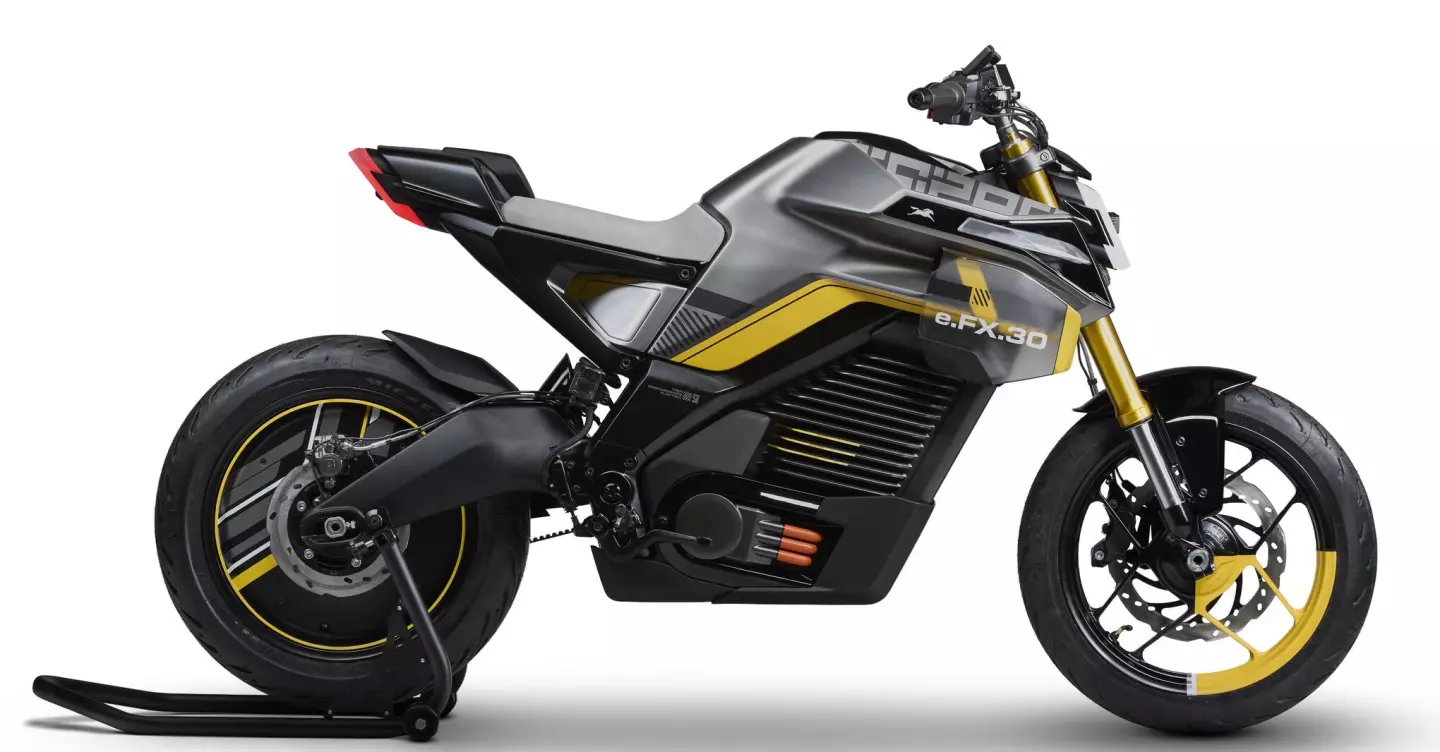 It's styled like a sporty naked