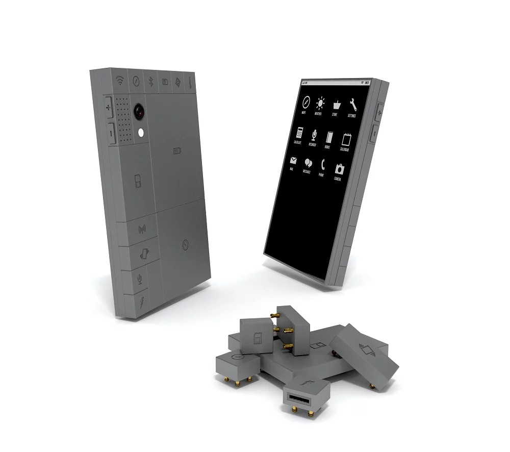 The Phonebloks concept: a smartphone comprising modular bloks for all the various components