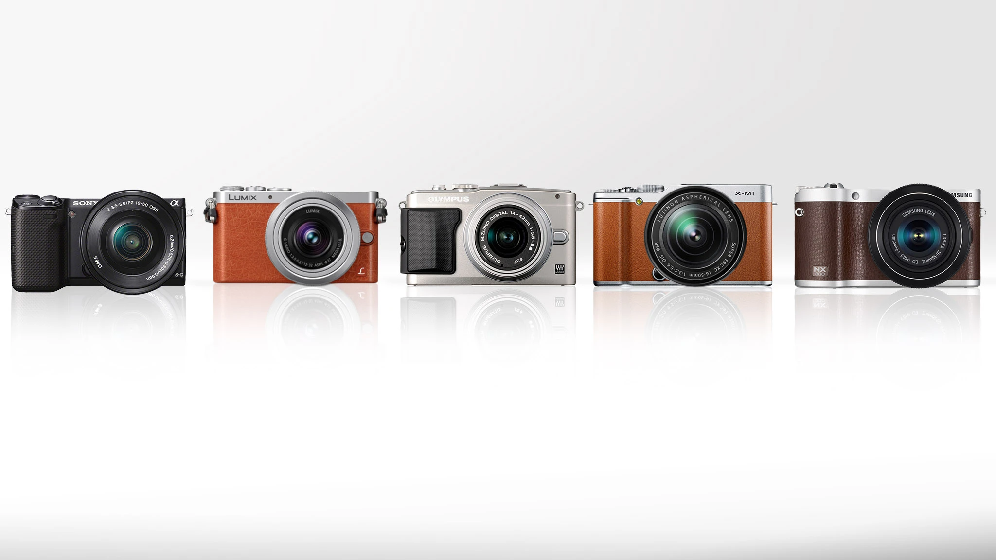 Gizmag compares some of the best mid-range mirrorless cameras on the market in 2013