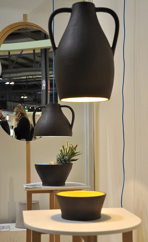 Creative lamp and bowl design by Mejd Studio (Photo: Edoardo Campanale/Gizmag.com)