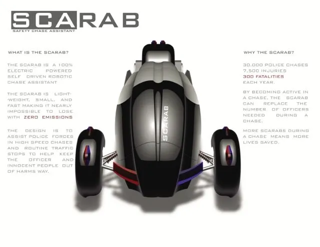The SCARAB Police Chase Assistant concept