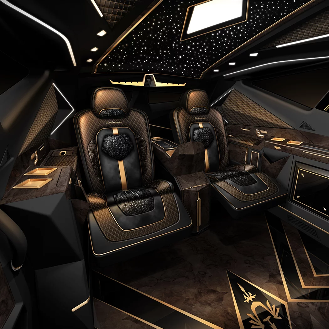 Karlmann King: luxury interior in black