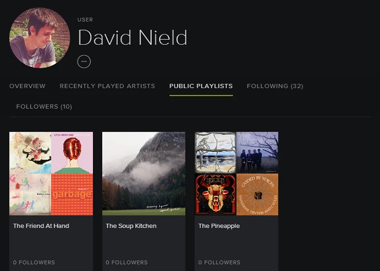 Check in on your public profile