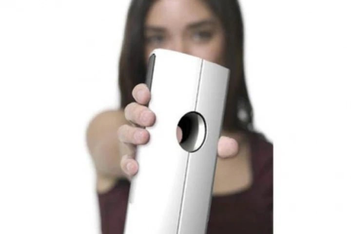The Assureflow's discreet hand actuator