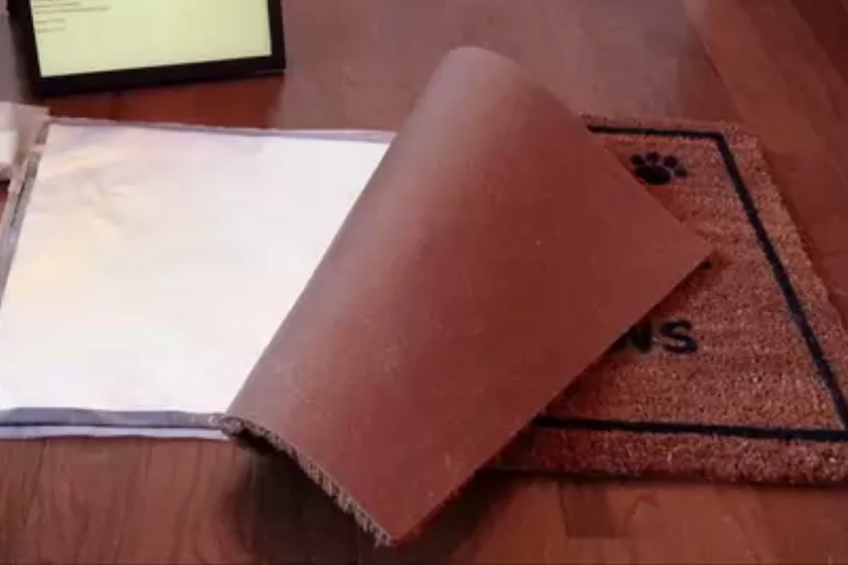 The SmartMat is a Wi-Fi enabled device designed to fit under a regular doormat
