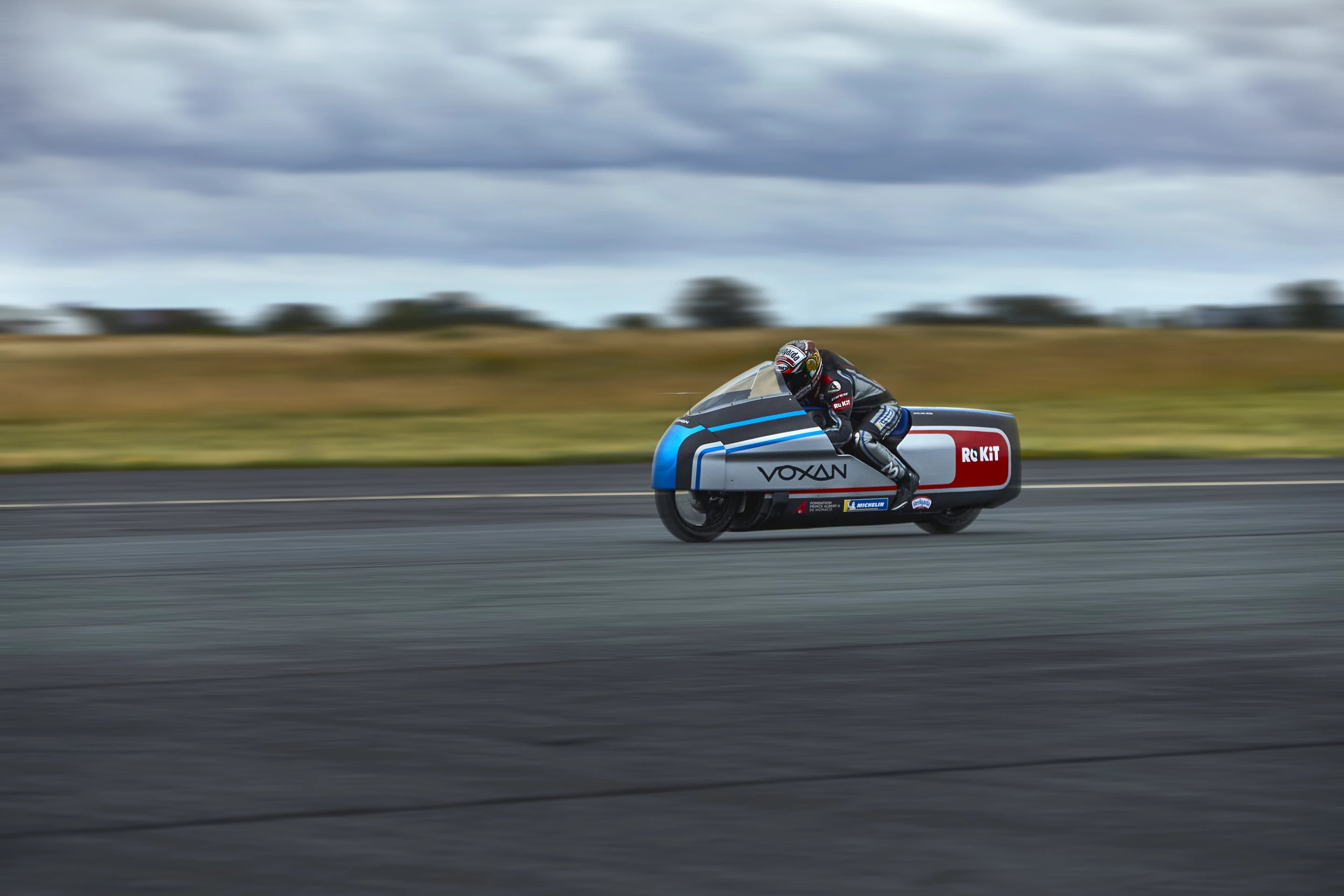 With a beefier powertrain and an aerodynamic fairing, Voxan hopes the Wattman will beat 205 mph on the salt flats of Bolivia