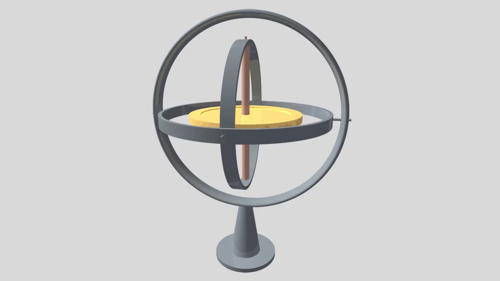 A conventional gyroscope