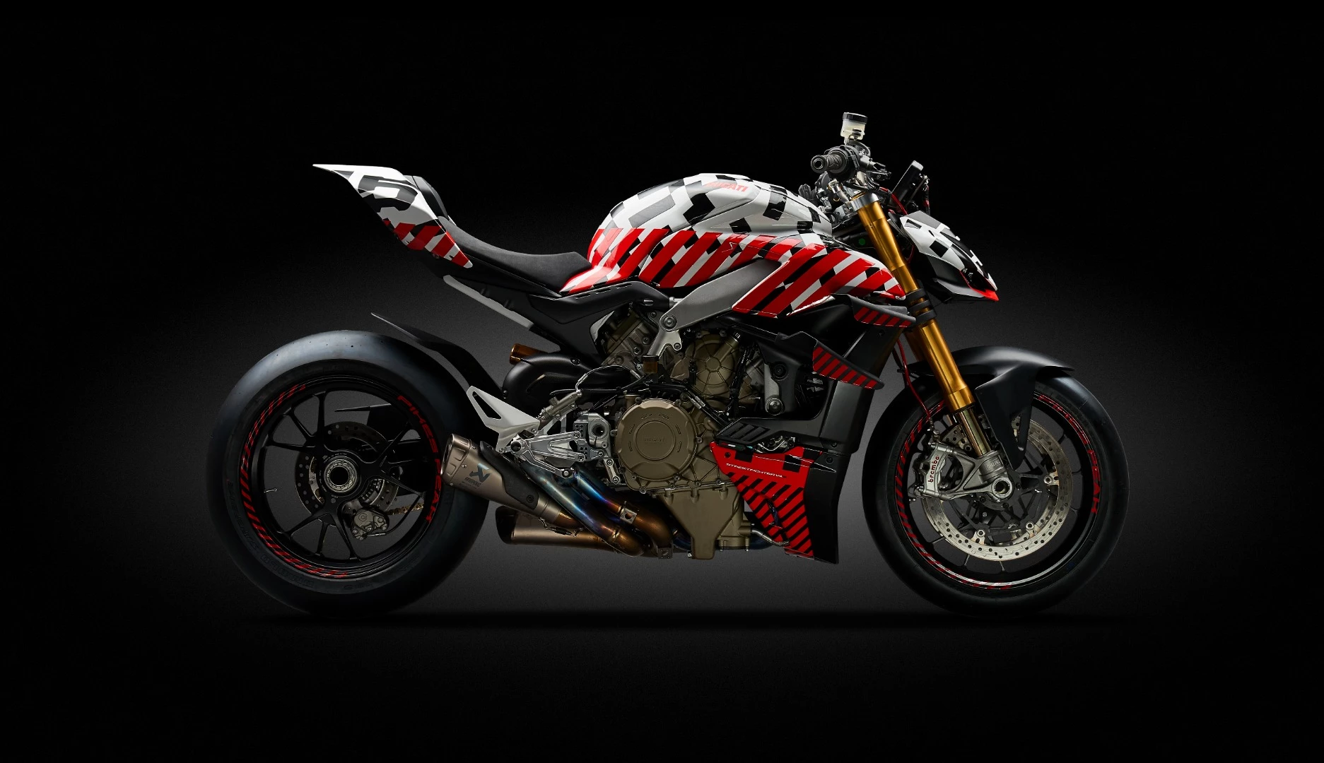 The prototype Ducati Streetfighter V4