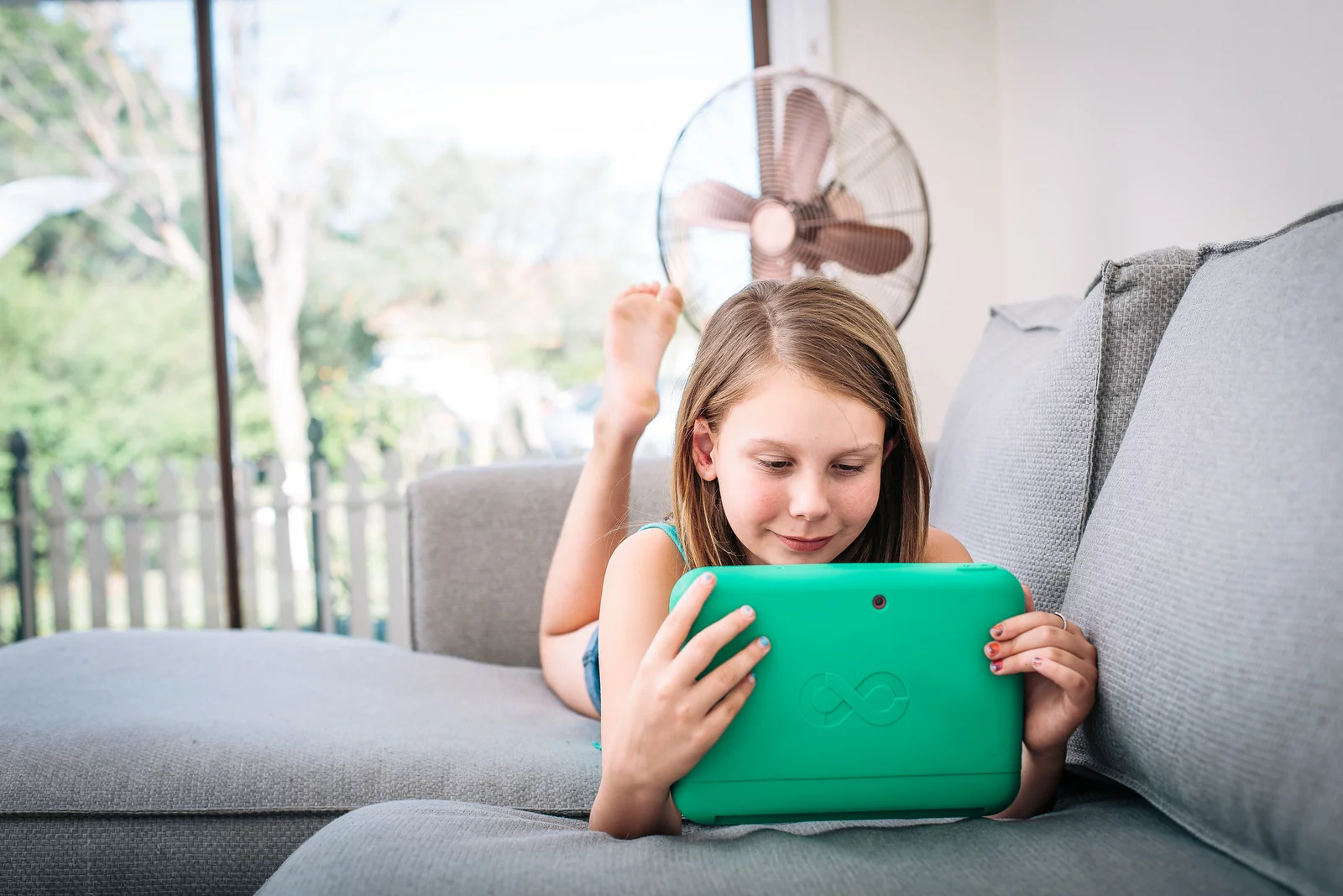 The Infinity runs a child-friendly, customized version of Android Lollipop, and will come with a selection of educational apps pre-installed