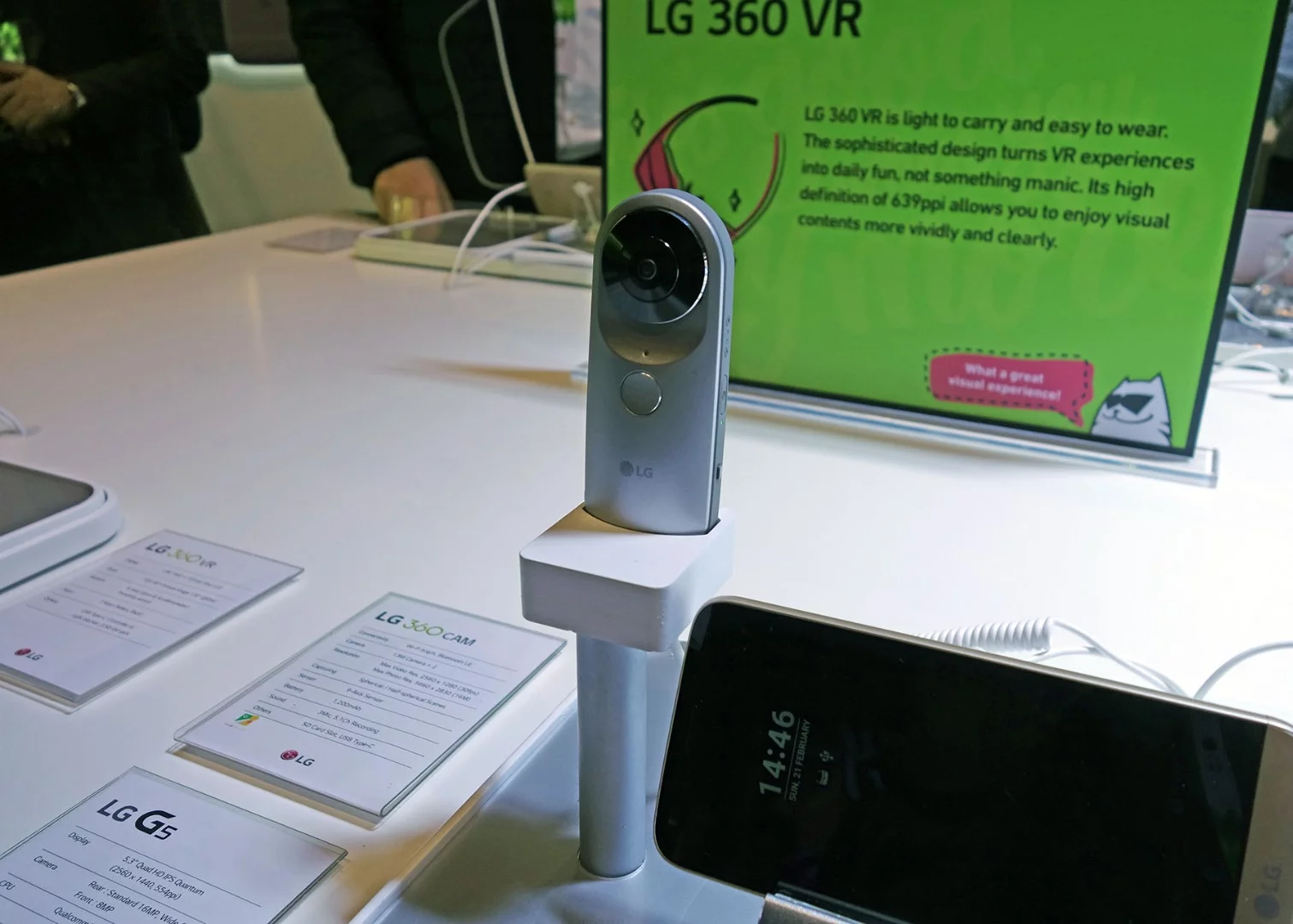 LG's new LG 360 CAM, one of several 'LG Friends' accessories announced