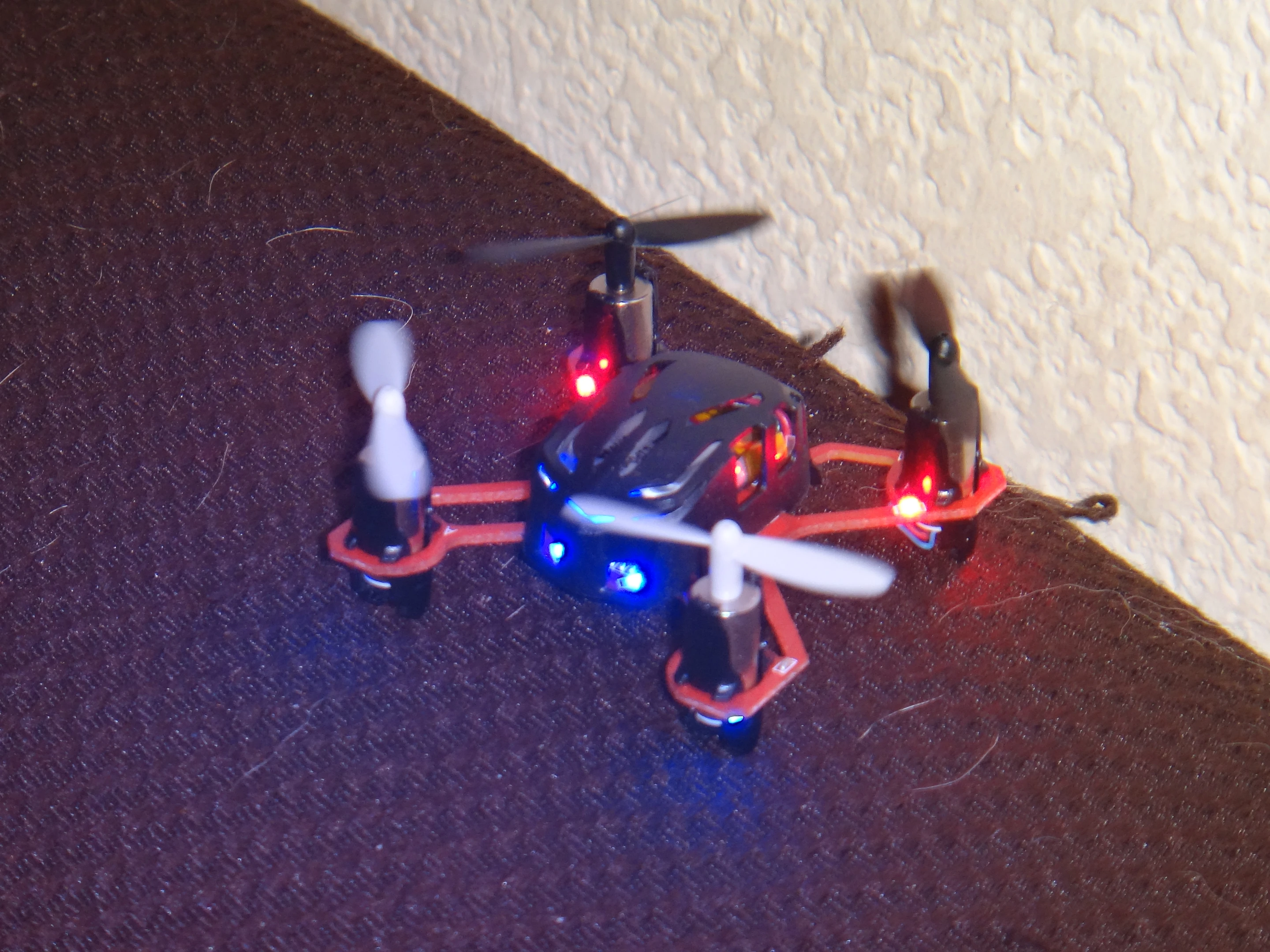 Fitting two AAA batteries into the controller and charging the quadcopter via USB are the only steps needed before the Proto X is prepared to take off