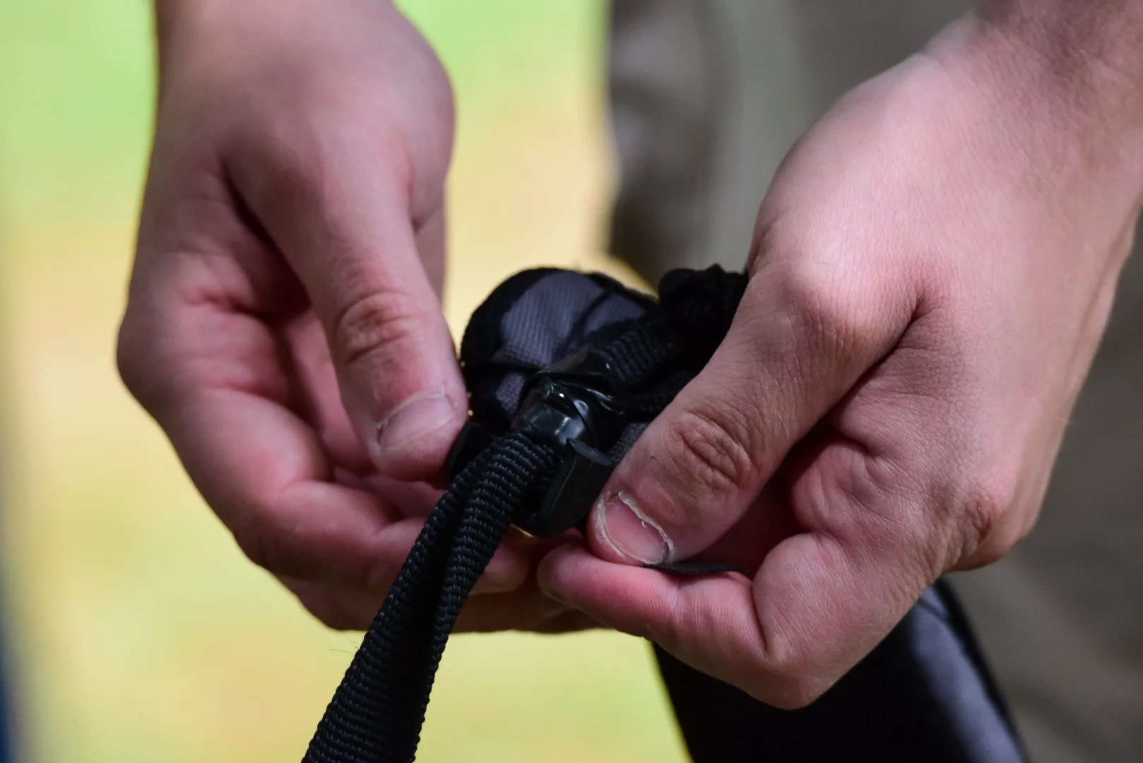 To use Adventure Tape, you wrap it tightly and tuck the loose end away