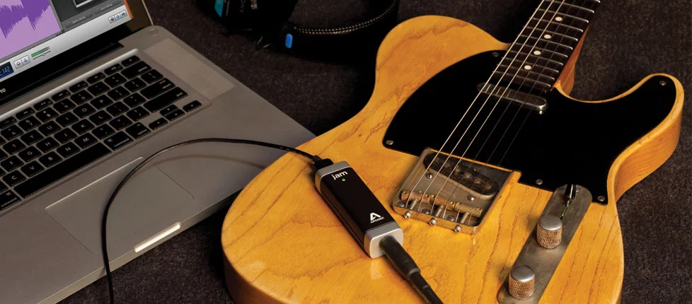 JAM by Apogee is said to be the first instrument interface that makes a digital connection to an iPad, iPhone, and iPod touch, and the only one that also works on a Mac