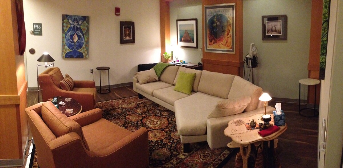A view of a treatment room at the University of Wisconsin ahead of the Phase 3 trials