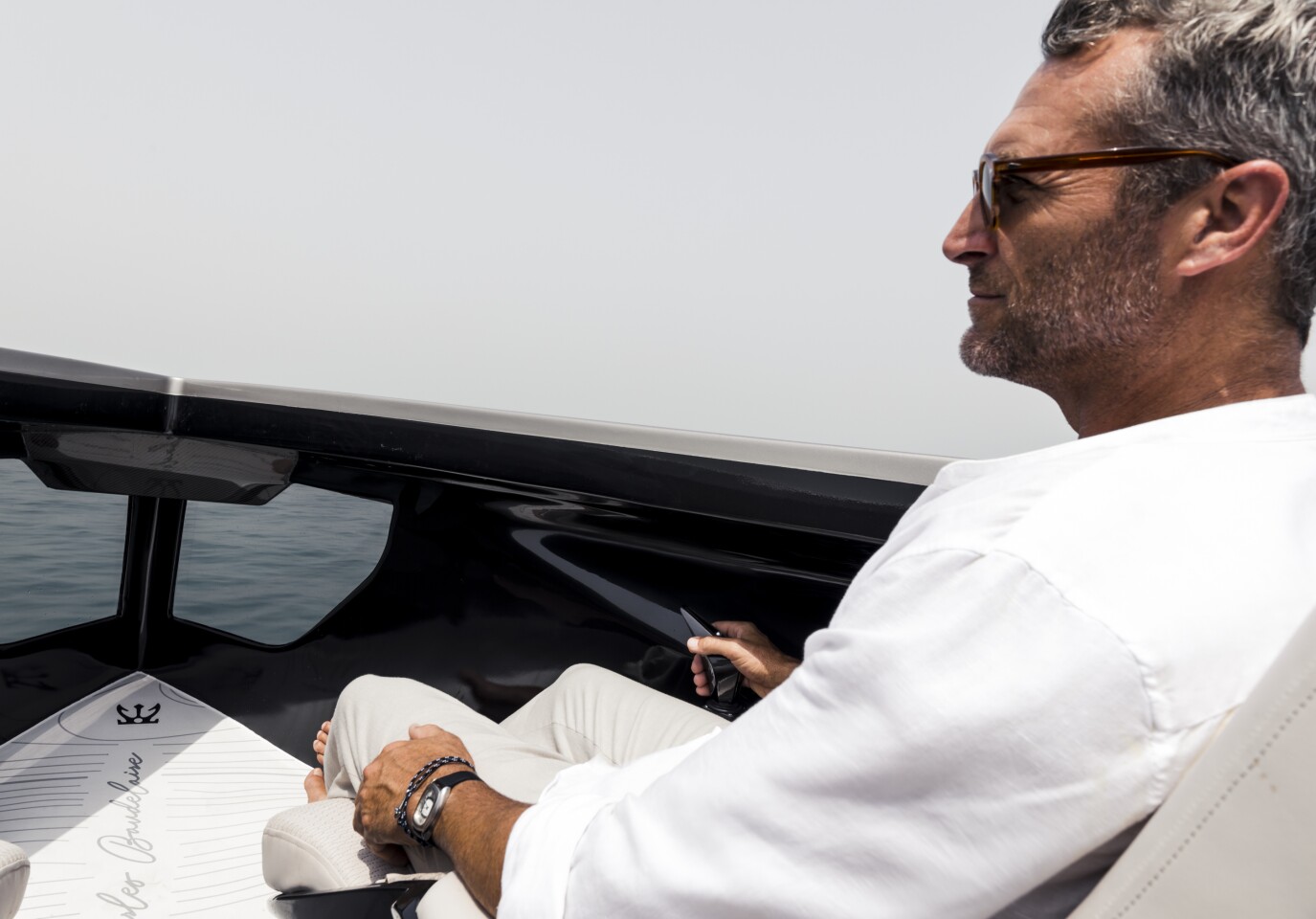 The 2020 Foiler features a new forward cockpit with a joystick controller