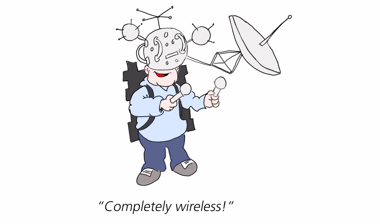 There's a balance point a standalone/wireless headset will need to hit between size and power – let's hope we don't see this extreme