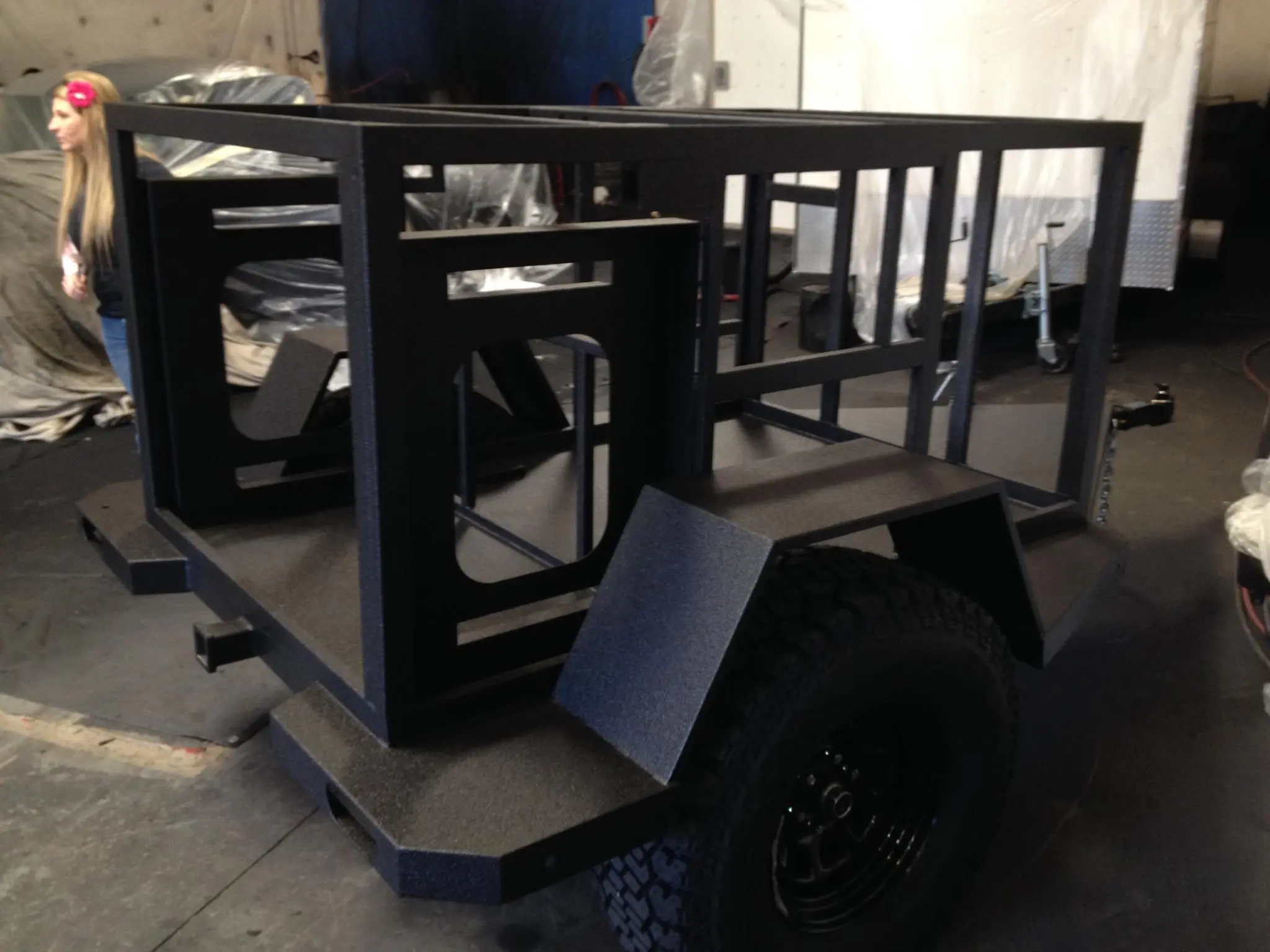 The Turtleback frame is coated to prevent against corrosion and wear