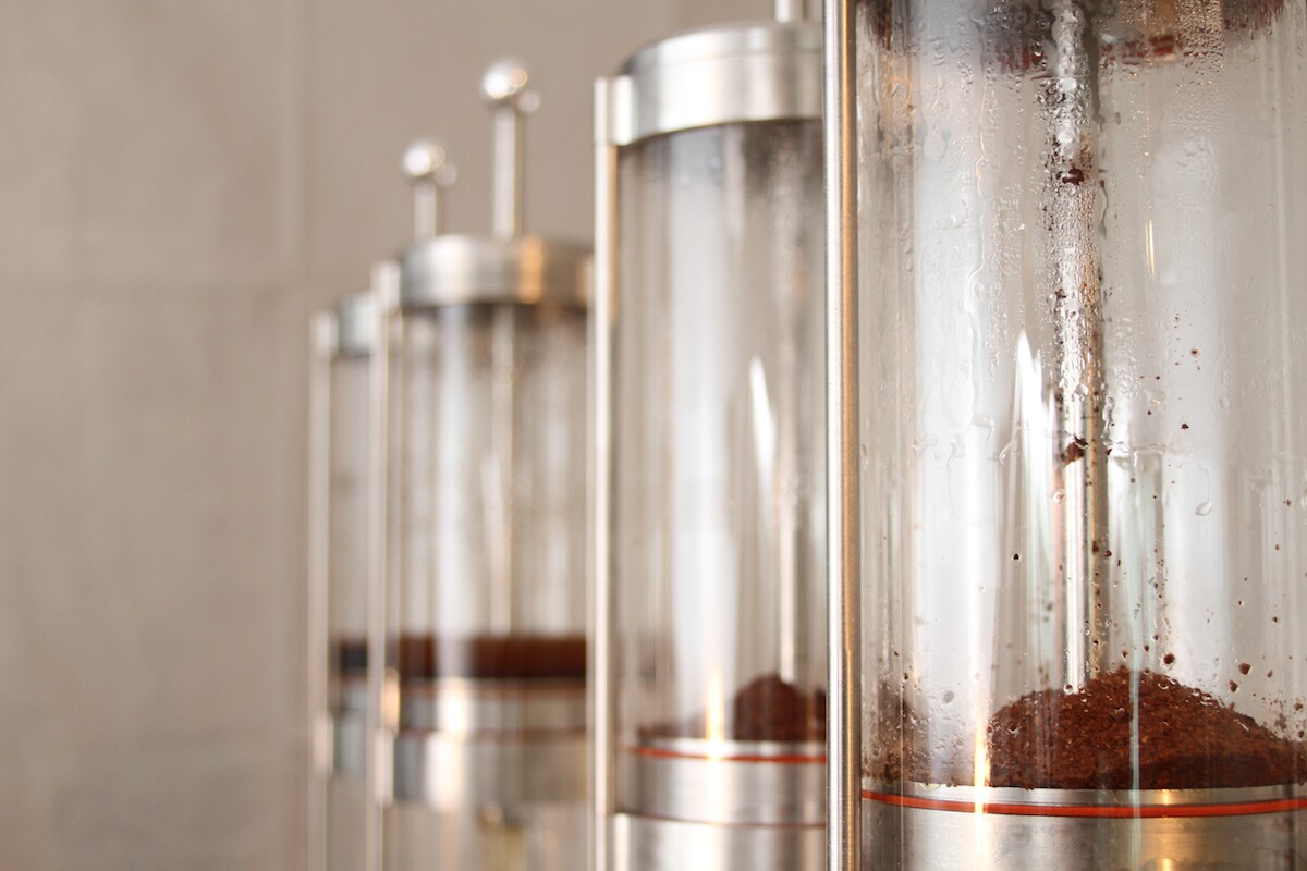 Alpha Dominche’s Steampunk Coffee and Tea Brewer precisely controls brewing parameters