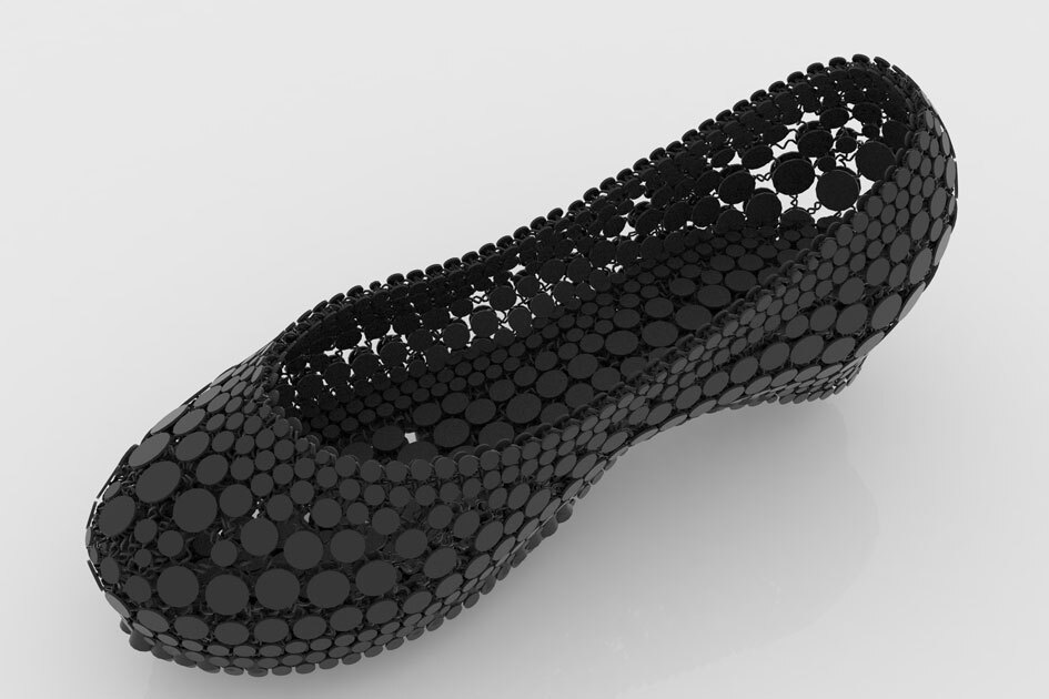 Continuum has also created shoes from its N12 system, the same waterproof Nylon material that the studio previously used for its 3D-printed bikini