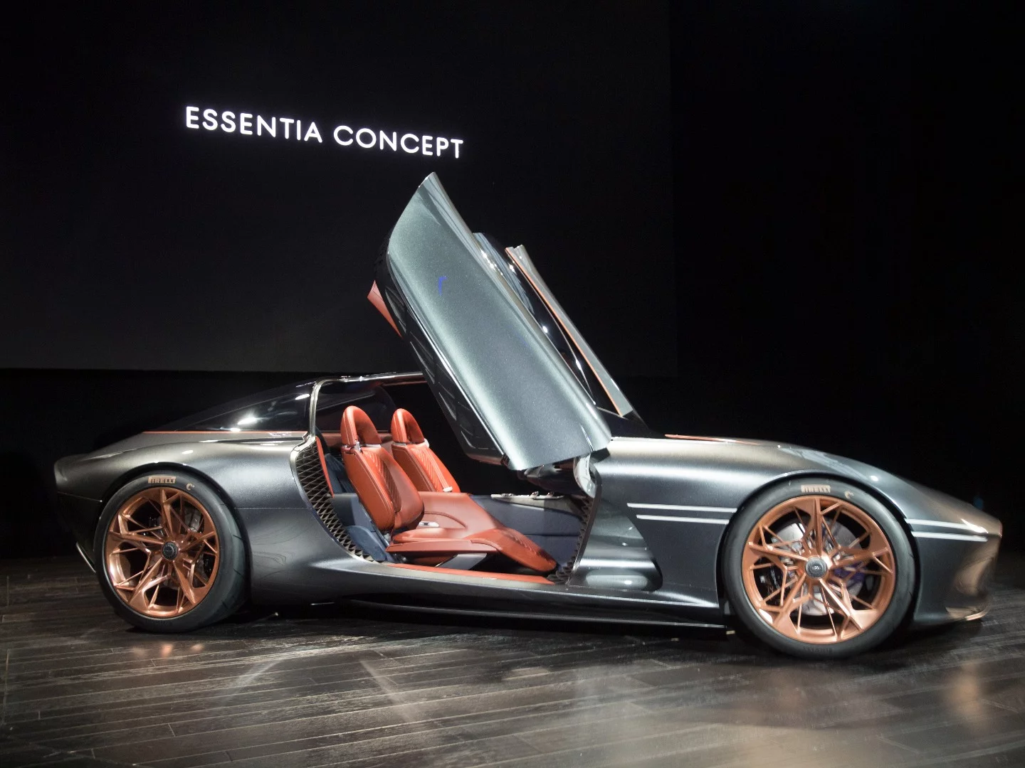 The Genesis Essentia Concept debuts at the New York Auto Show