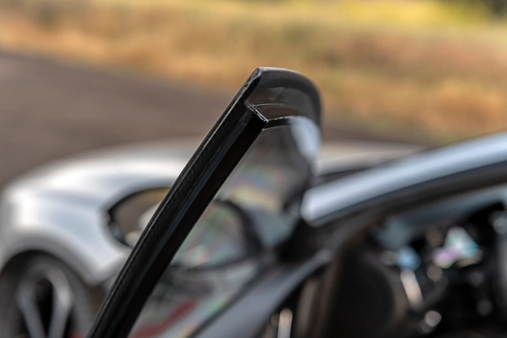 The armor package on the AddArmor APR RS7 consists of polycarbonate body panels and ballistic glass with layers of polycarbonate throughout