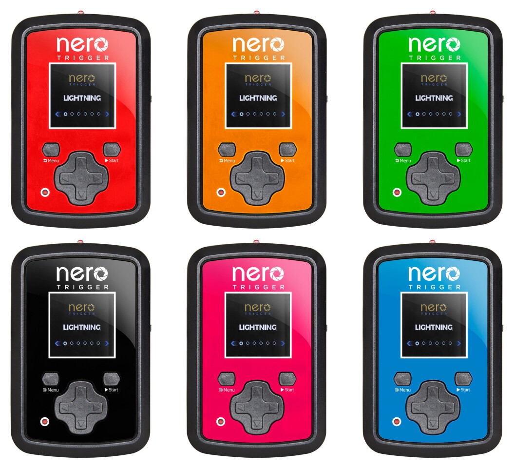 The NeroTrigger is available in a selection of bold colors (red, orange, green, black, pink or blue) for a price of US$200