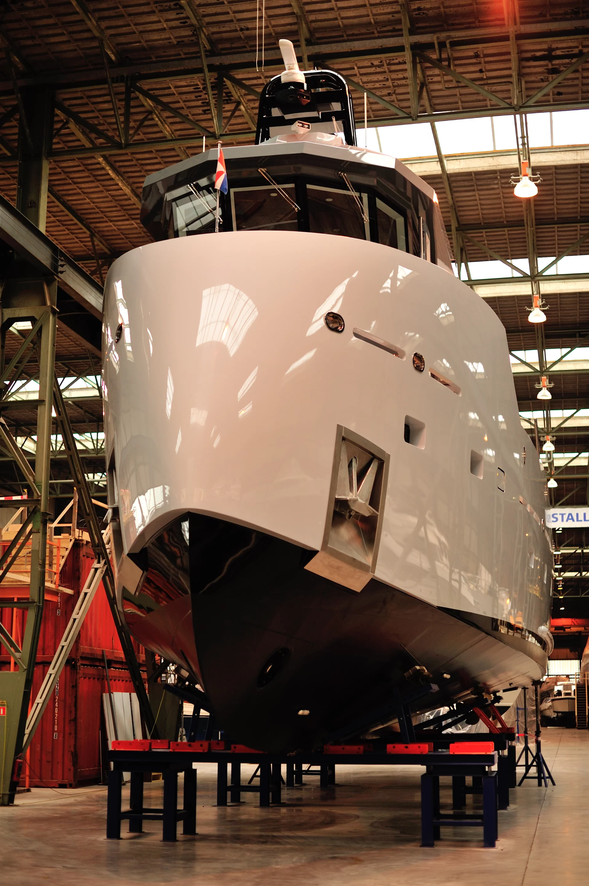 YXT ONE has two marine diesel engines