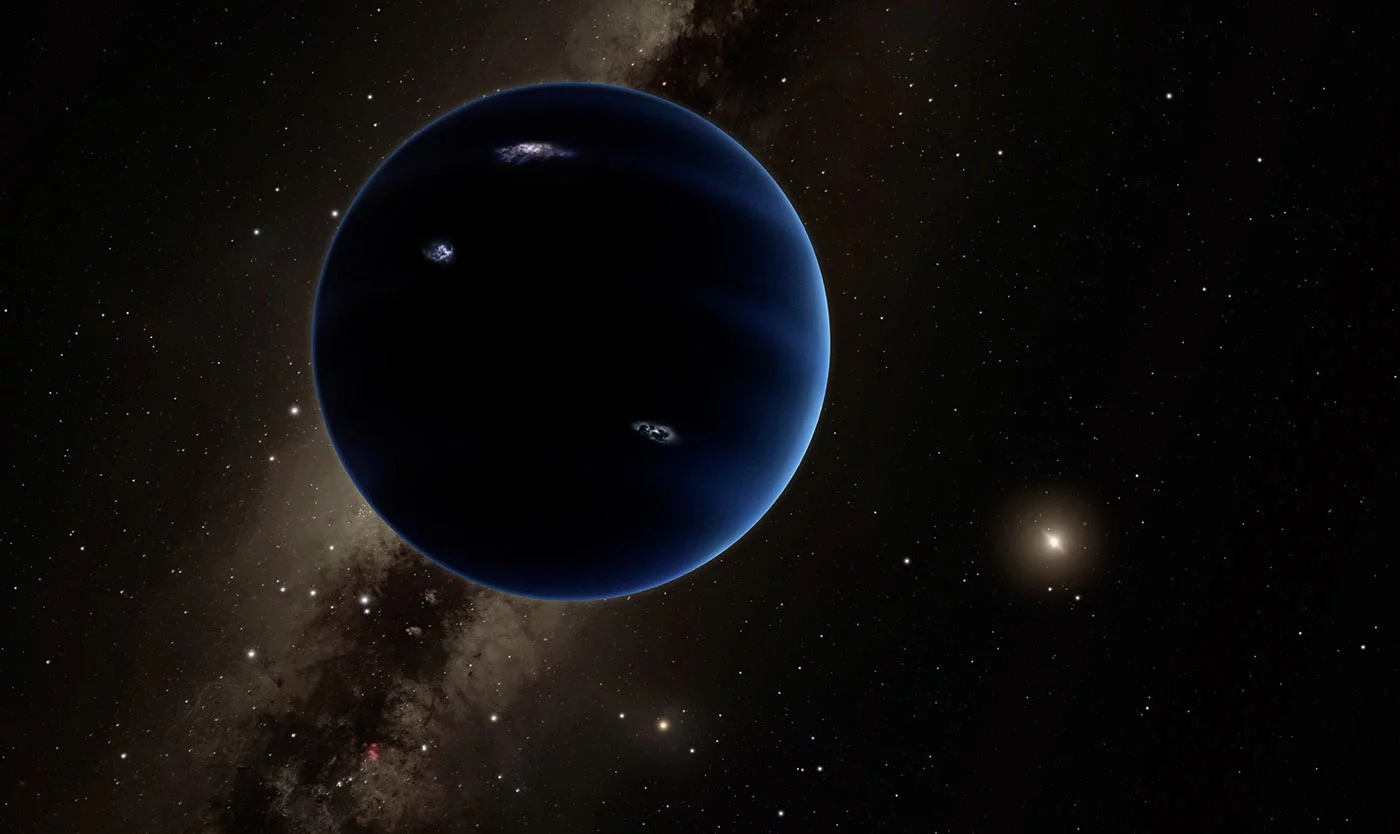 An artist's rendering of the hypothetical Planet Nine
