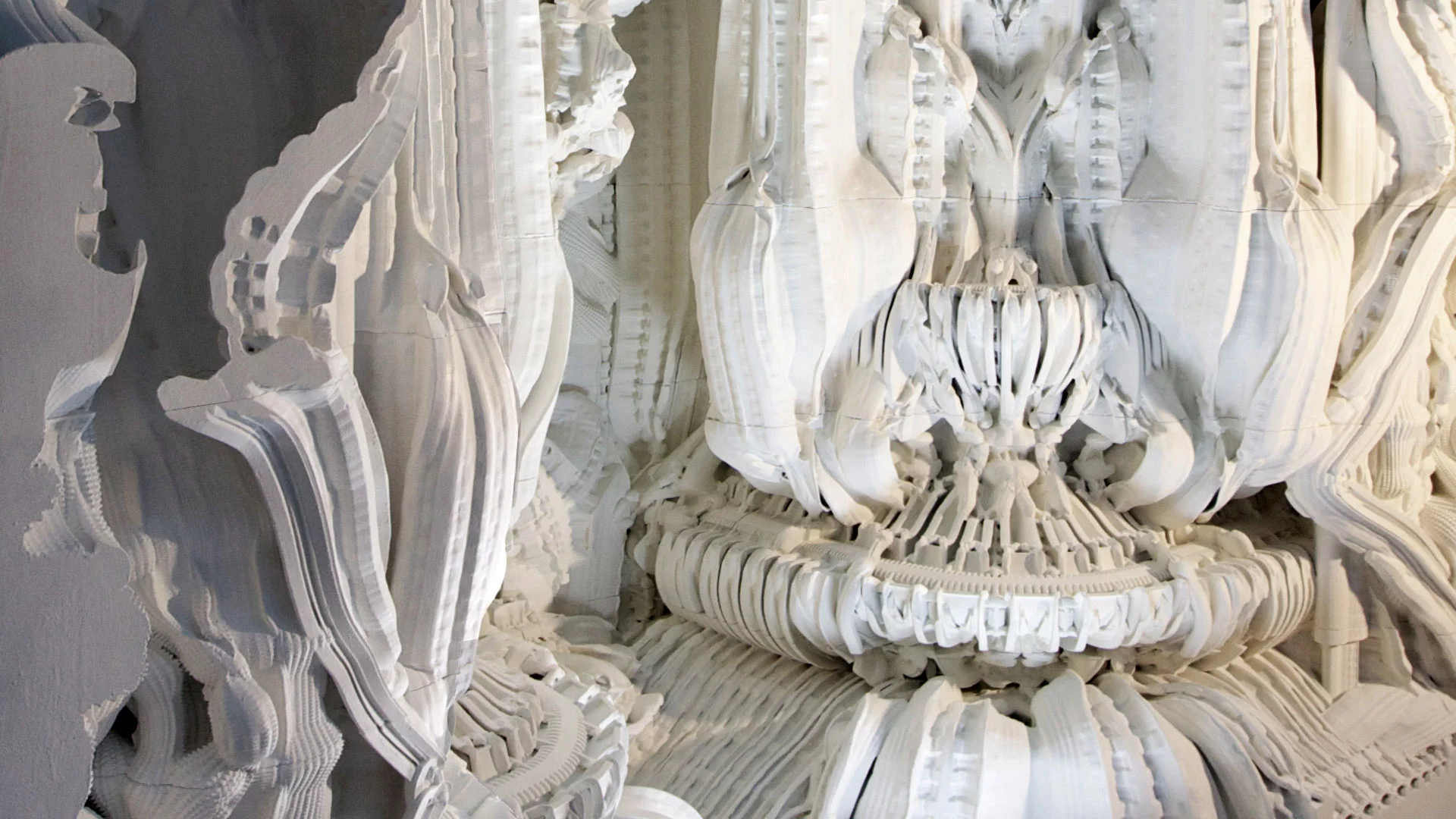 The grotto's interior (Photo: Hansmeyer / Dillenburger)