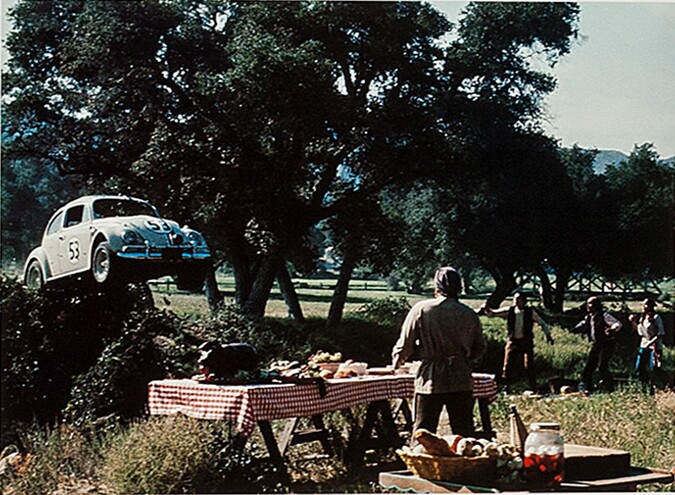 We estimate that more than 50 Volkswagen Beetles have appeared as Herbie on film, with most sufficiently destroyed during the filming of the stunts to have been discarded.