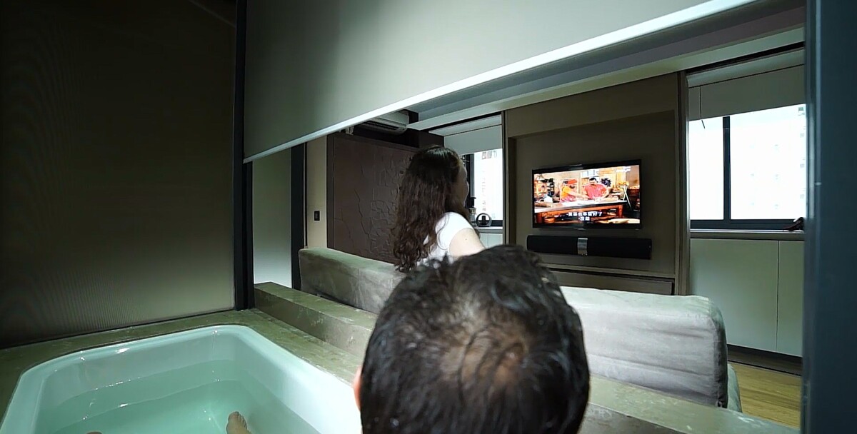 The Small Home Smart Home has a full-size bath