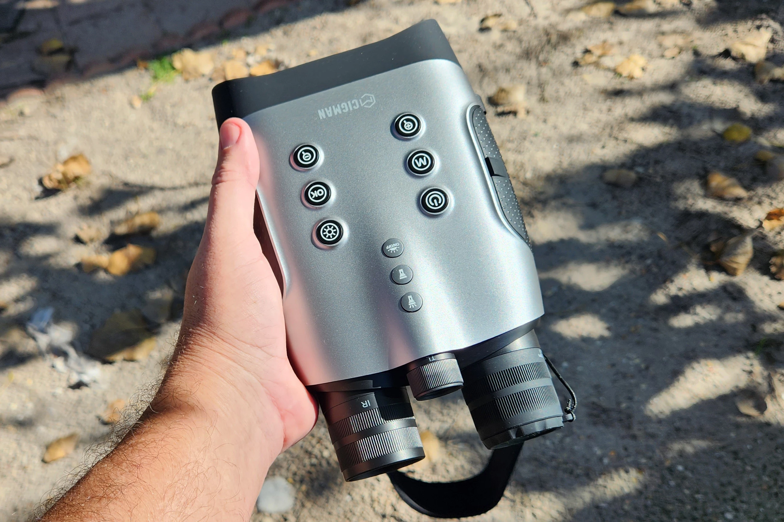 Not too big, not too small ... but a really weird button layout, in my opinion