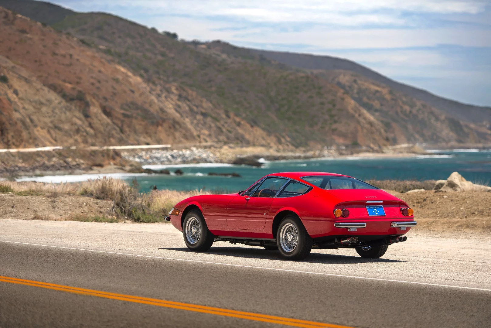 This 1970 Ferrari 365 GTB/4 Daytona Berlinetta U.S. Prototype is estimated to sell for between $900,000 and $1,200,000