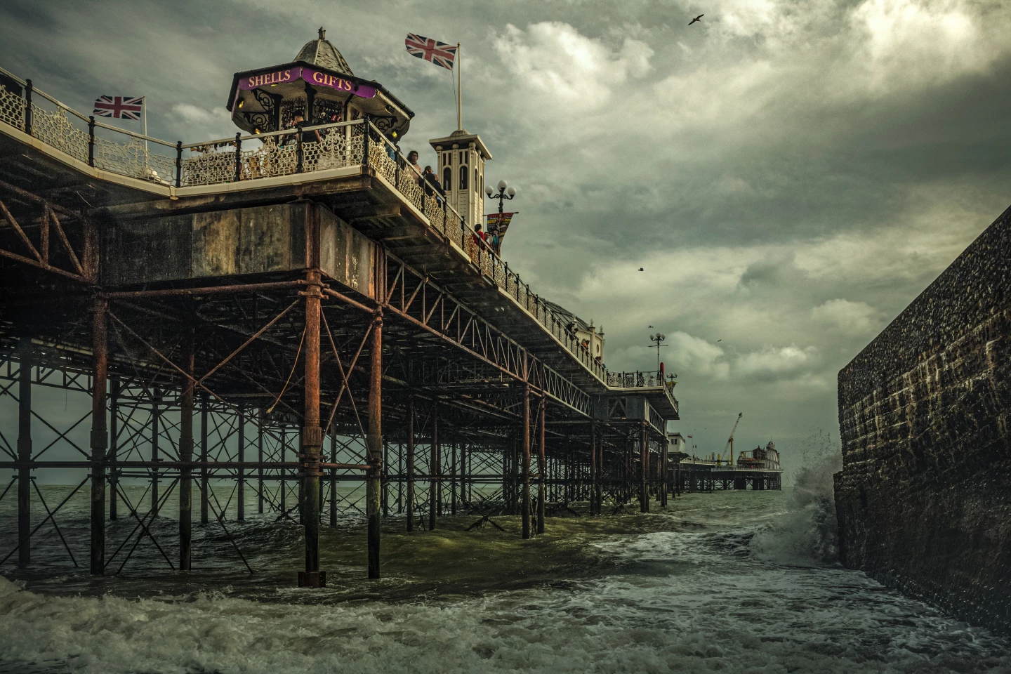 Historic Photographer of the Year. Overall Winner. The Brighton Palace Pier