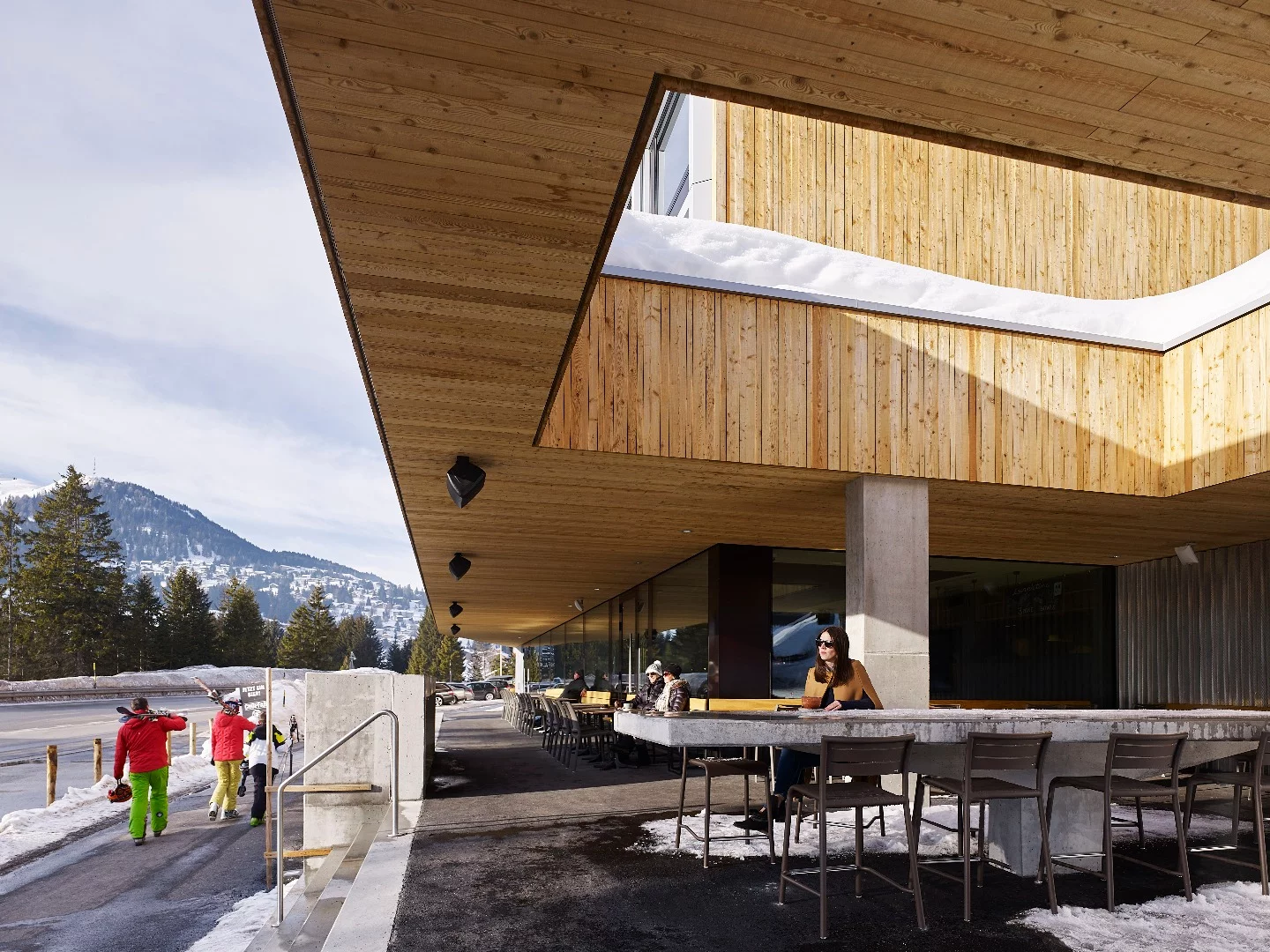 Handed over in December 2017, prices for a night in the Revier Mountain Lodge start at CHF$179 (US$187)