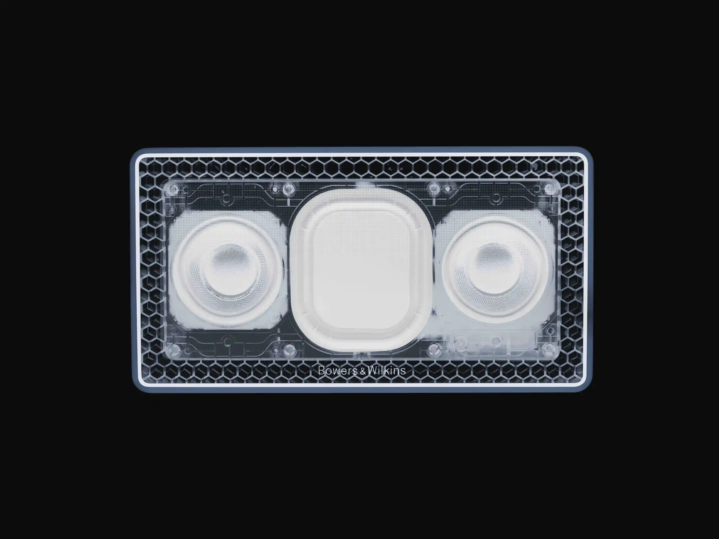 Within the Micro Matrix casing are two "highly optimized" 2-inch drive unitsand two auxiliary bass radiators