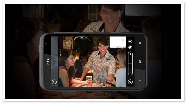 HTC TITAN offers 8 megapixel camera, which comes with f/2.2 aperture lens, dual LED flash and BSI sensor