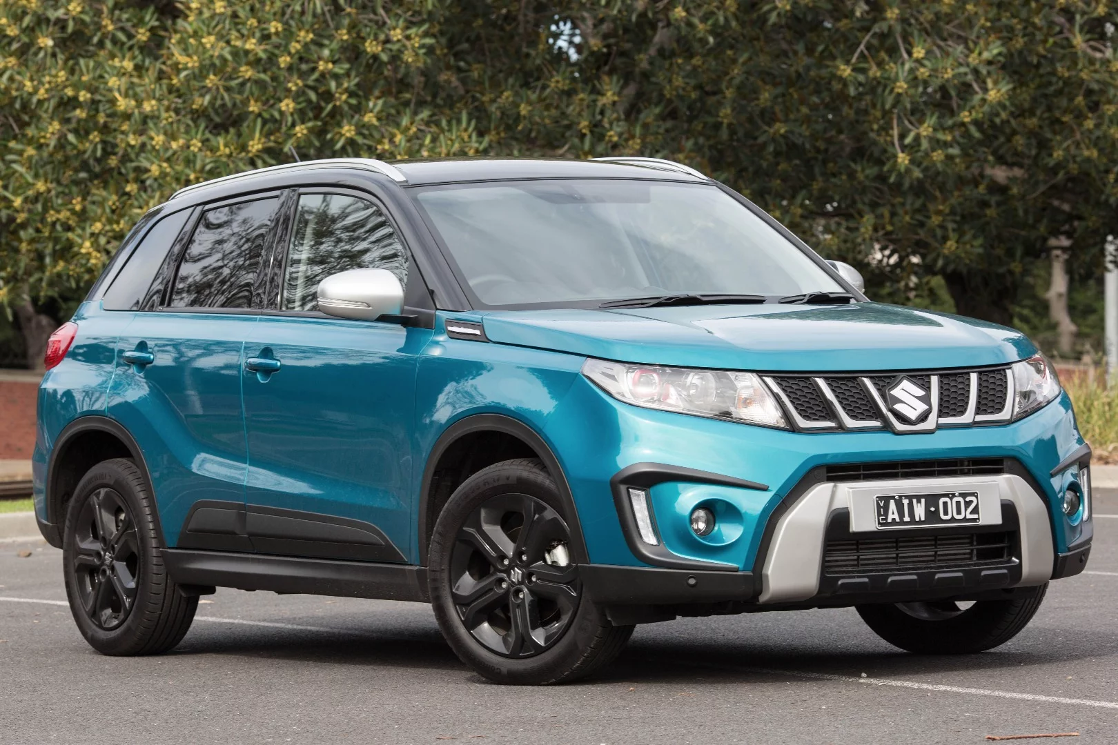 The Vitara Turbo looks meaner than the standard Vitara