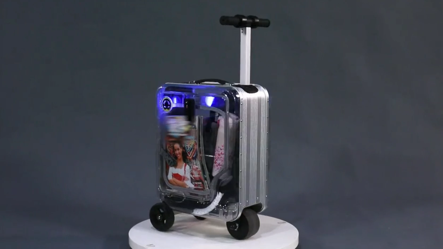 The Airwheel ride-on luggage