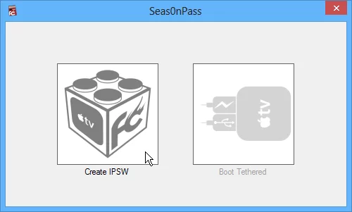 Create IPSW starts the jailbreak process