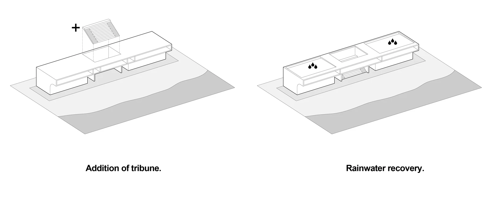 Architectural drawing of the Seaside Periscope (Image: Adam Wierciński Architekt)