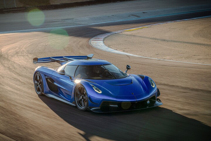 Without a racing background, Koenigsegg's test driver has ripped out the Laguna Seca production car lap record on his first visit to the track