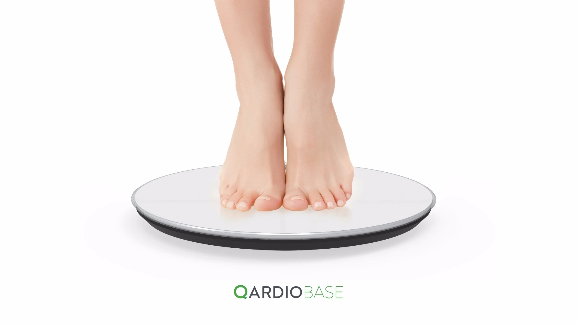 QardioBase smartscale requires you to be barefooted to establish weight and BMI