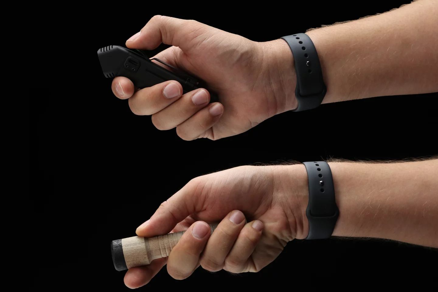 The Darkfade is designed to be more comfortable and natural to hold